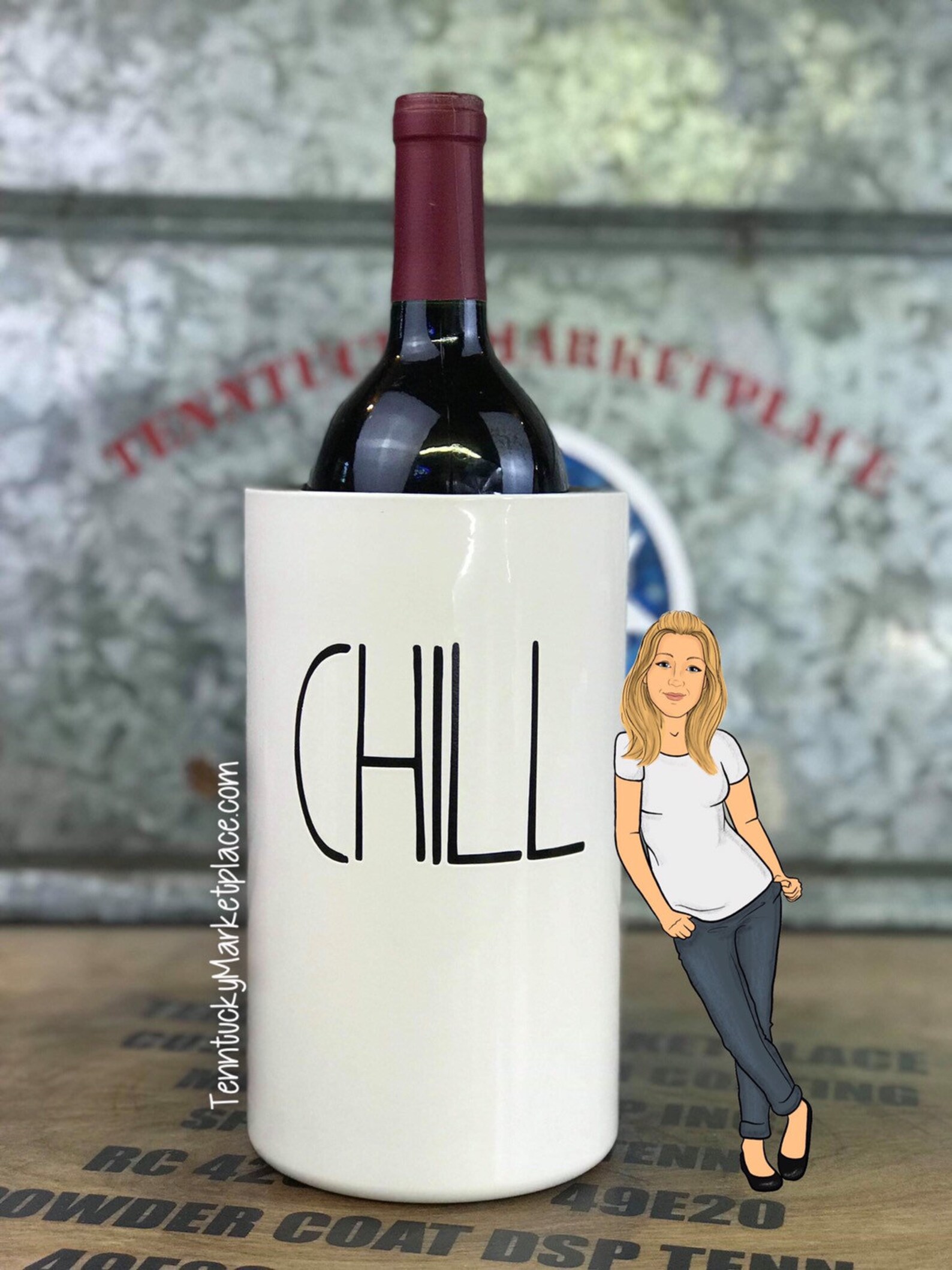 WINE CHILLER Wedding Wine Chiller Insulated Wine Chiller Etsy