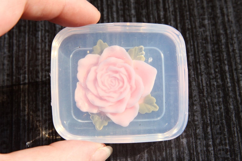 Clear silicone rose flower mold.For stud earrings,bracelet,pendant,Scrapbooking for phoneweddingcraft.1pc .Free USA shipping. 8-03