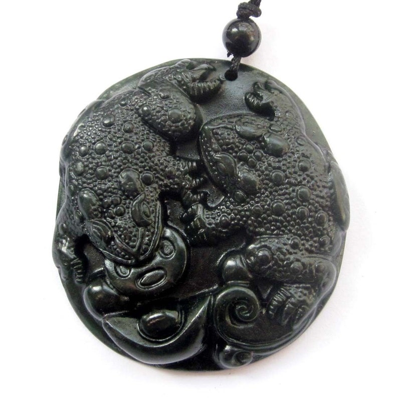 pendant Frogs Money Yuanbao Coin Size 50x48mm making pendants Silicone mold for epoxy resin pendants