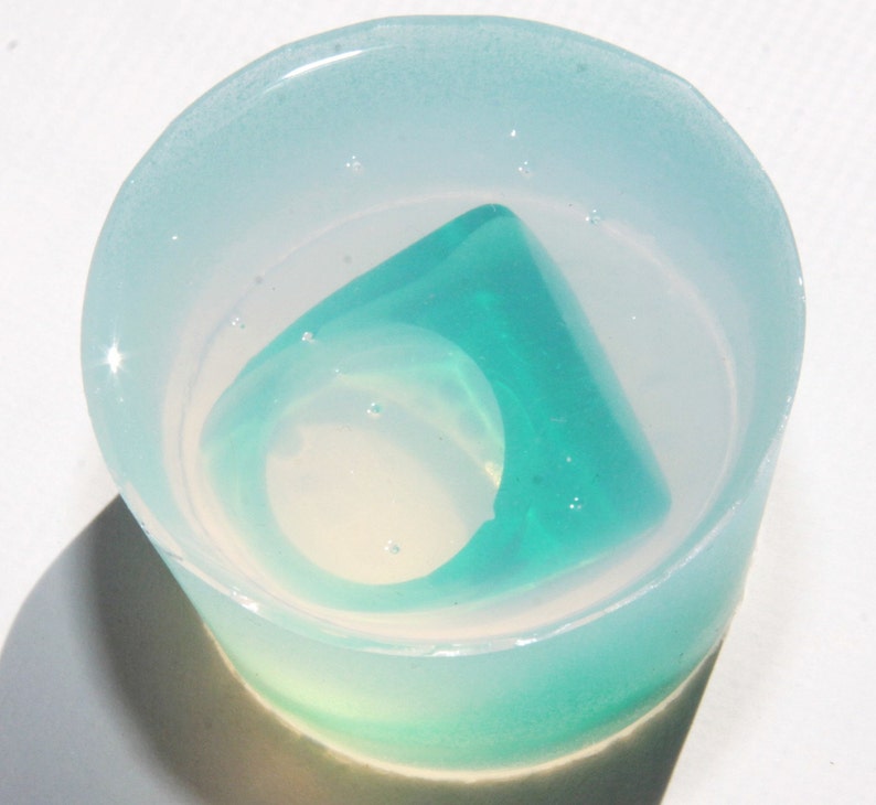 241 Mold for resin rings Silicone mould Tutorial Make resin rings Size 8.25