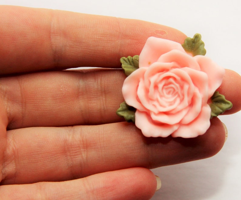 Clear silicone rose flower mold.For stud earrings,bracelet,pendant,Scrapbooking for phoneweddingcraft.1pc .Free USA shipping. 8-03