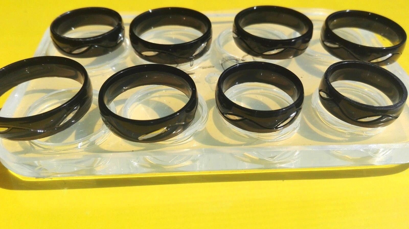 Clear silicone ring mold for personal jewelry making resin Etsy