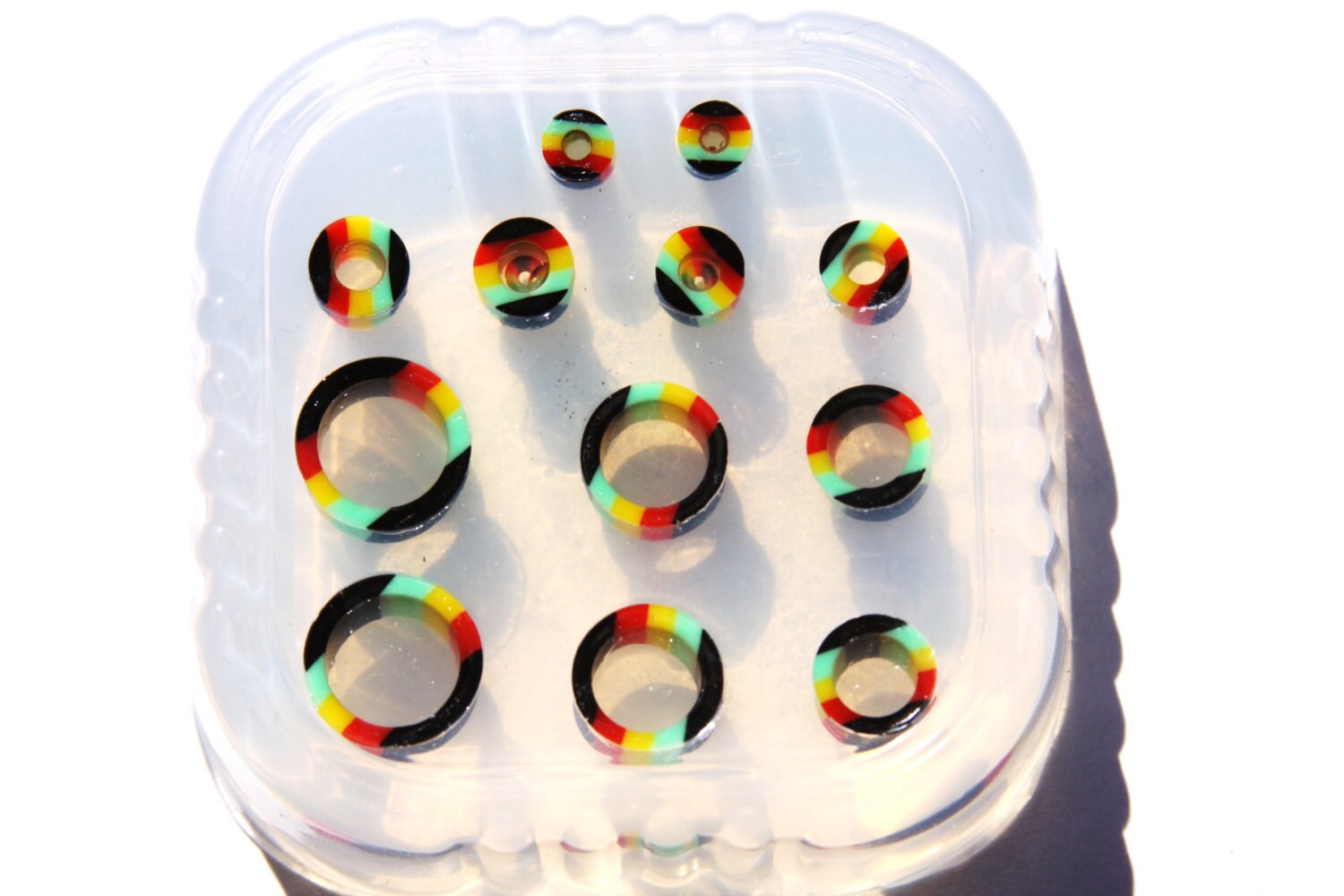 Large clear silicone mold for ear stretching. Make resin ear Etsy