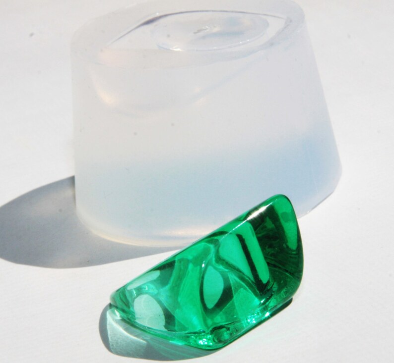 241 Mold for resin rings Silicone mould Tutorial Make resin rings Size 8.25