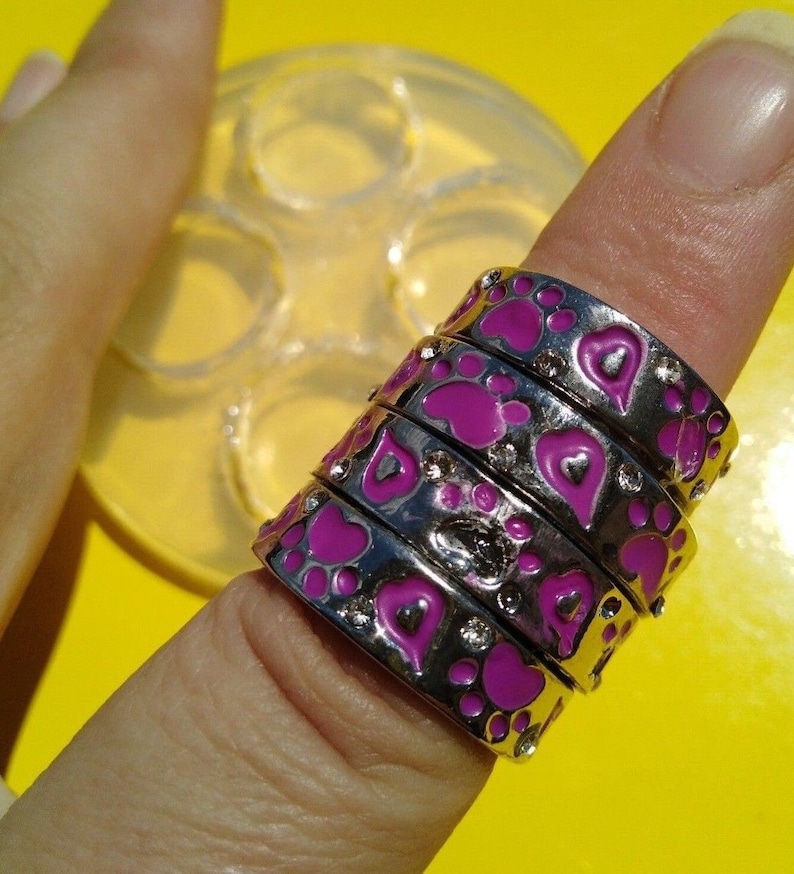 Sizes 6.5 to 7.5 Jewelry Mold for Rings