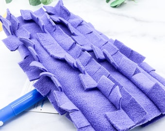 Reusable Fleece Dry Sweeper Duster Mop Pad - Purple - Great for cleaning up pet fur!