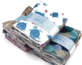 Paperless Towels/ Random Prints 10x12/ Eco-Friendly Kitchen/ Zero Waste Essentials/ Reusable Paper Towels/ Kitchen Towels/ 1 Ply Flannel