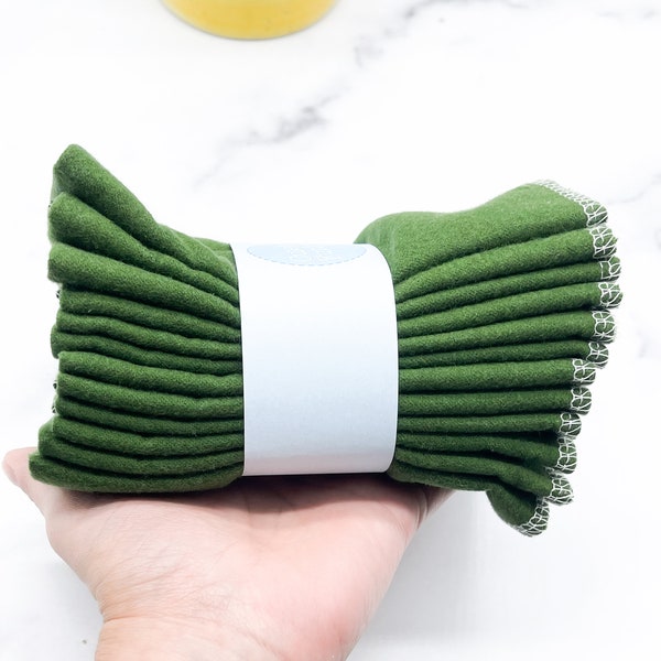 Hunter Green Kitchen Towels Etsy