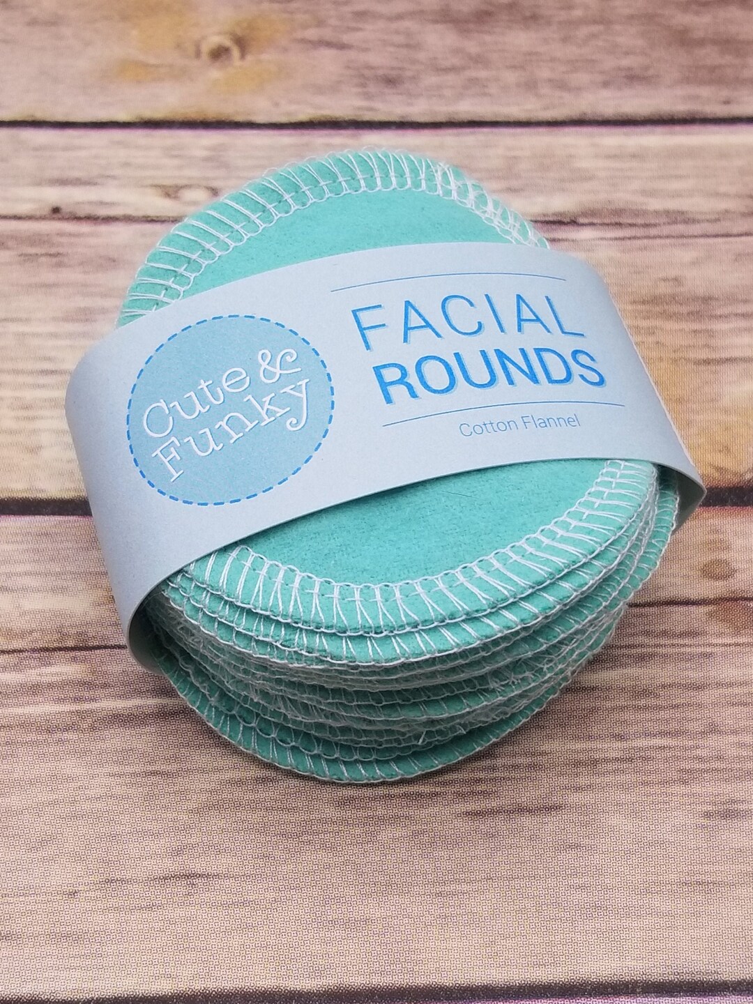 Reusable Makeup Removers 20 Turquoise Cosmetic Pads Washable Etsy