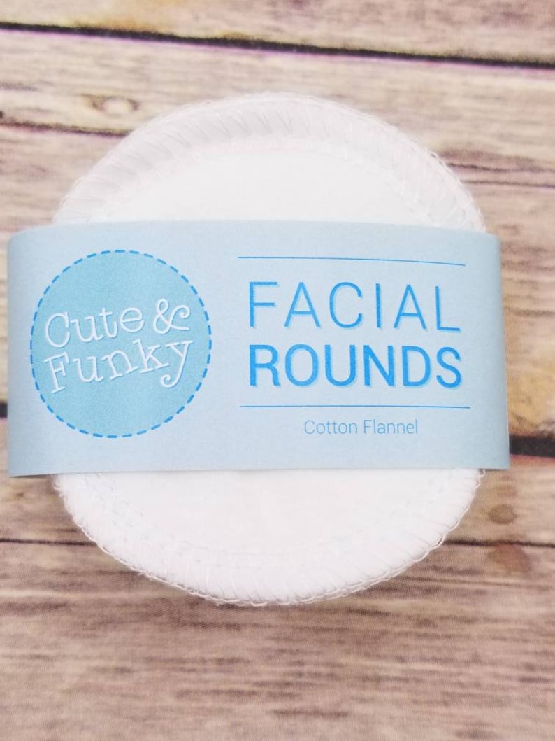 Reusable Cotton Rounds 20 White Makeup Removers Washable Etsy