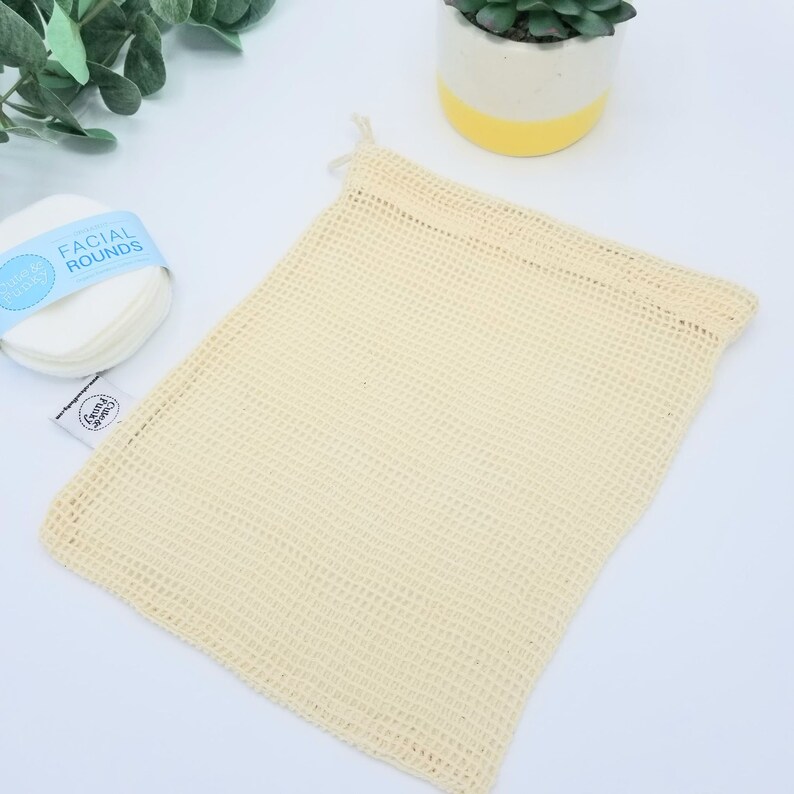 Reusable Organic Cotton Rounds 40 Washable Bamboo Cotton Etsy