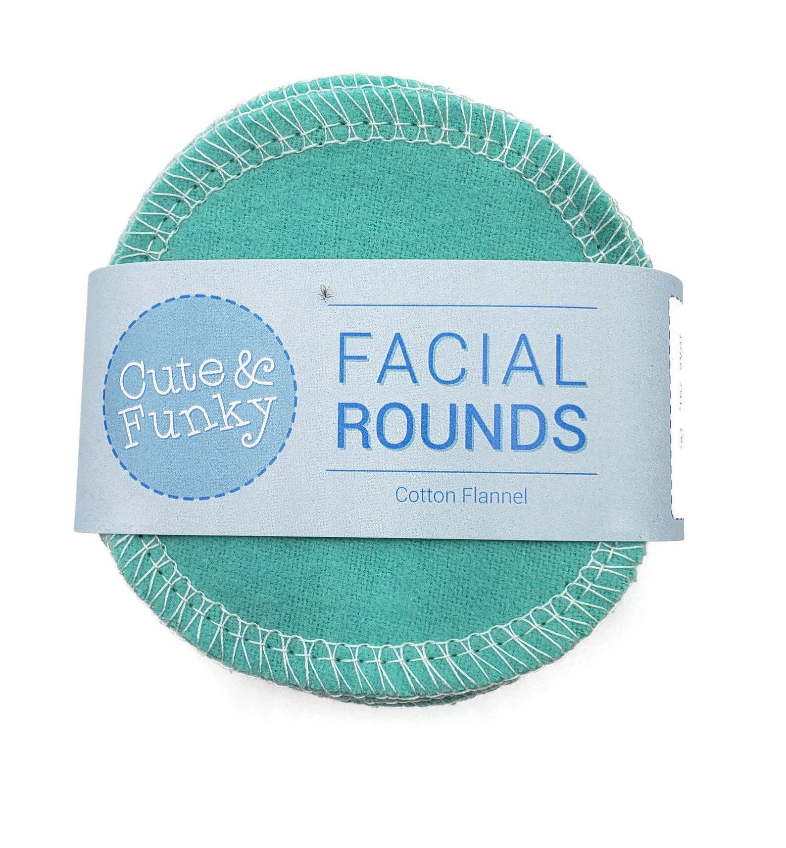 Reusable Makeup Removers 20 Turquoise Cosmetic Pads Washable Etsy