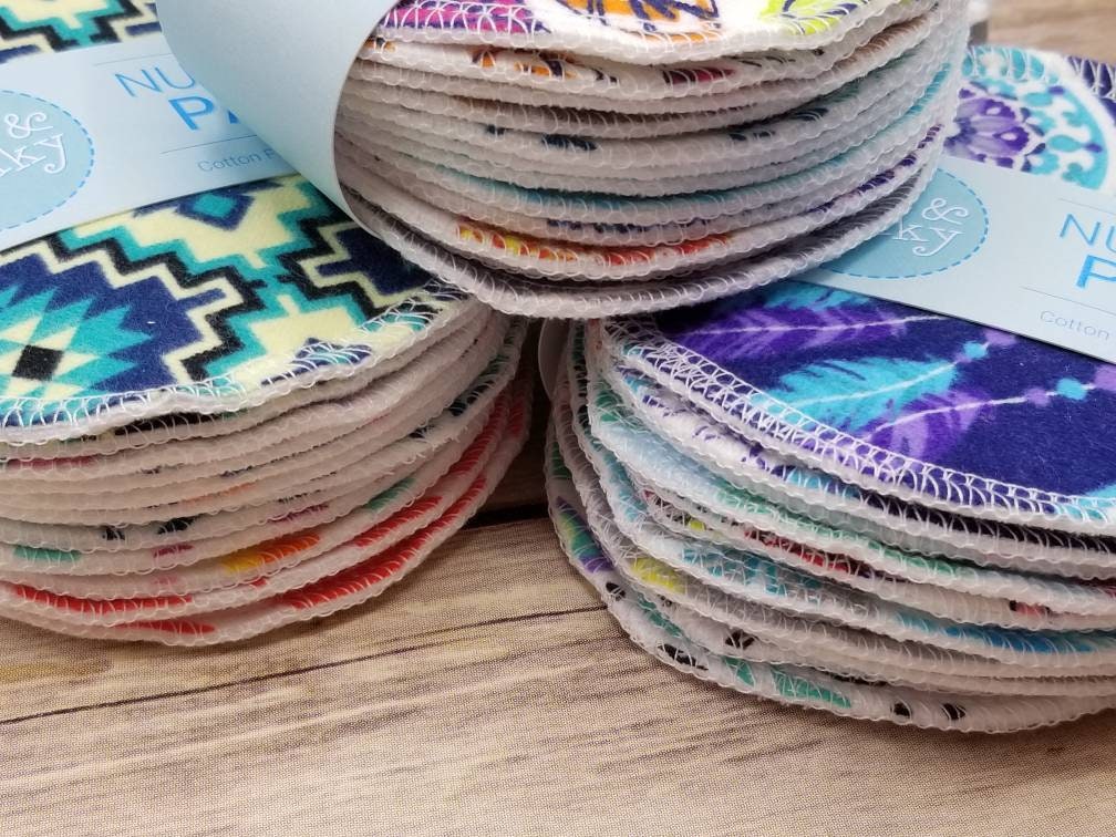 Reusable Nursing Pads 6 Pairs 12 Pads Washable Breast Pads Etsy
