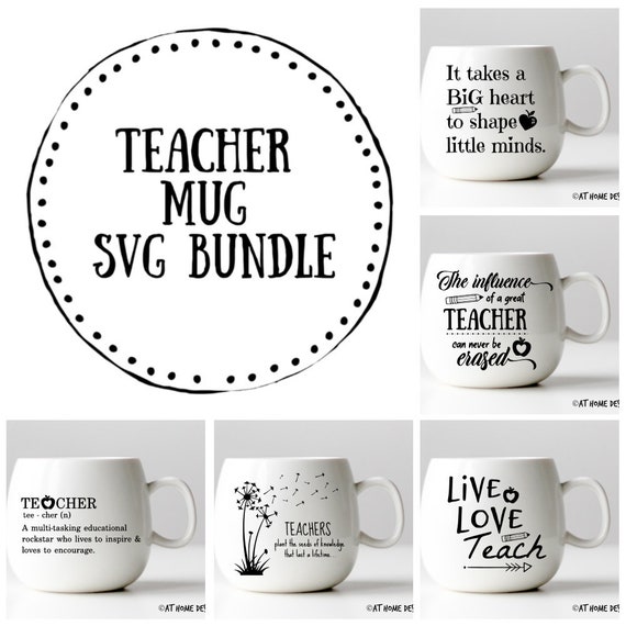 Download Teacher Mug Svg Bundle Teacher Bundle Svg Teacher Etsy