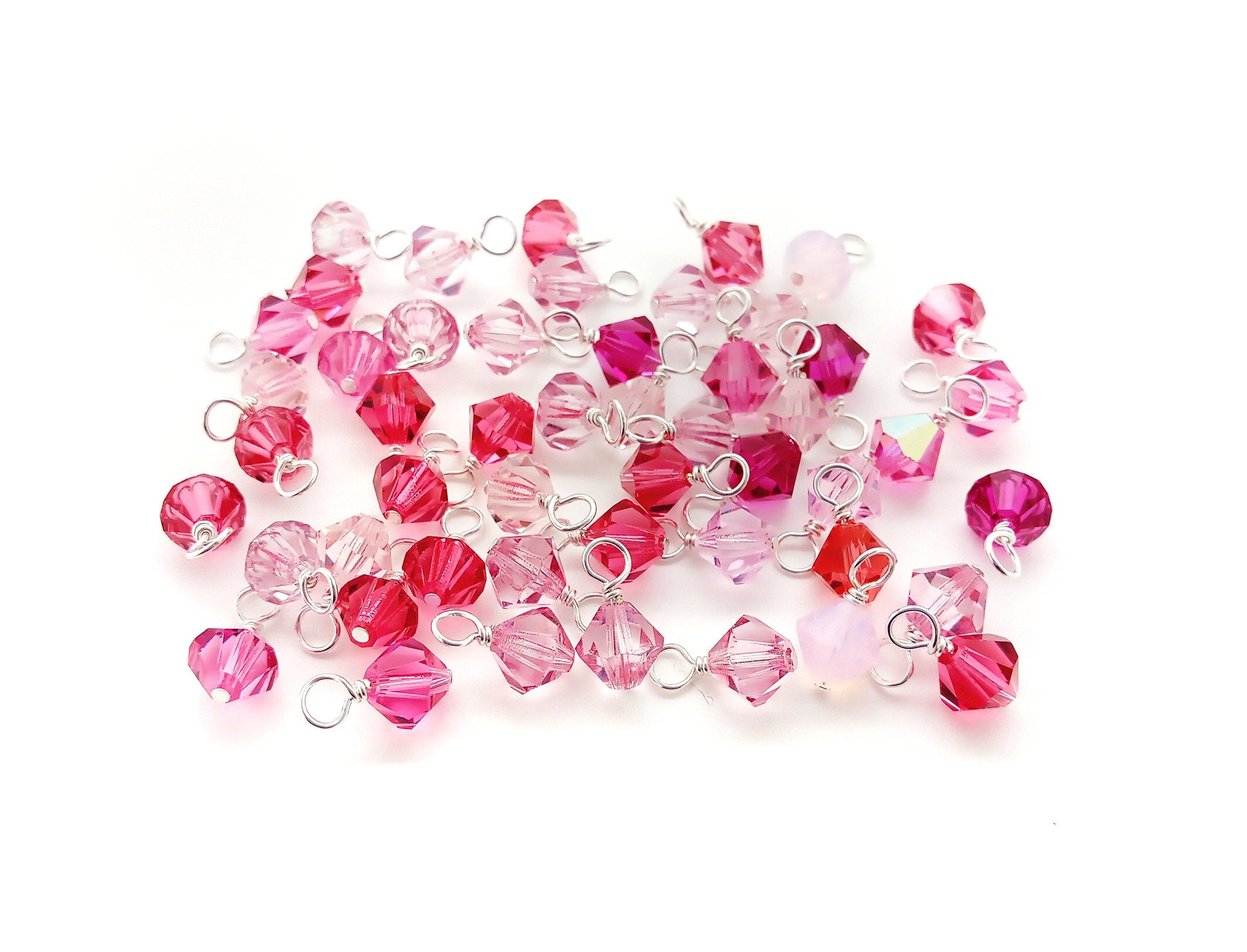 Bulk Acrylic Charms 100 Pc Mixed Plastic Charms and Pendants Colorful  Kawaii Jewelry Supply Rave Kandi Charms 