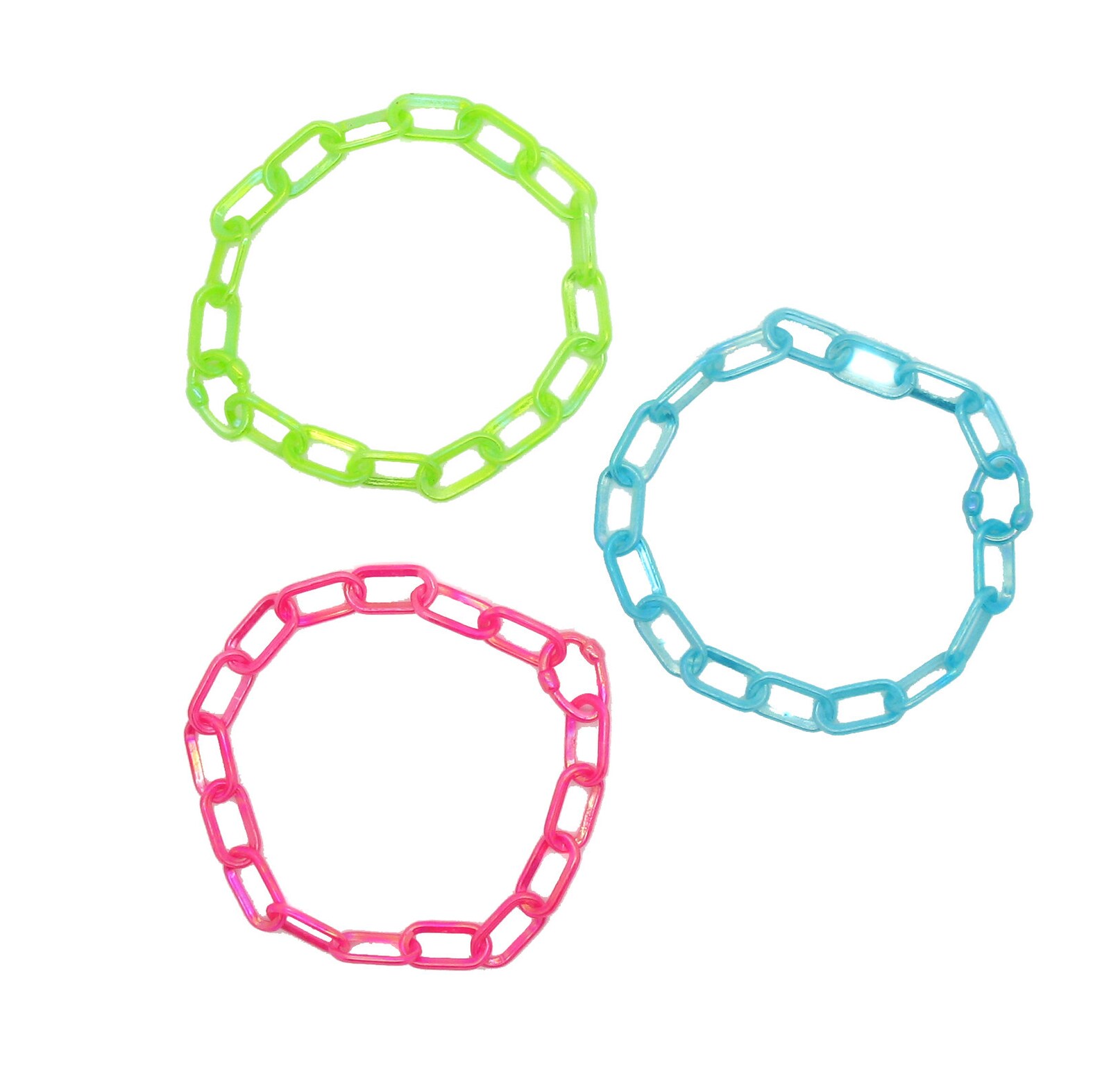 3 Plastic Charm Bracelet Chains Blank Acrylic Bracelet Bases Etsy