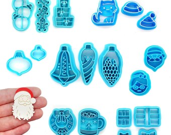 Christmas Clay Cutter Sets, Choose from Santas, Gifts, Mugs & Ornaments