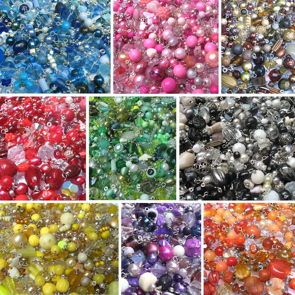 Bulk Bead Charms - Choose Colors Bead Dangle Charms for Charm Bracelets- Wholesale Colorful Bead Dangles Charm Supplies