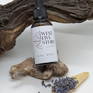 Acne Away Oil - Natural Acne Treatment Oil for Clear Skin, Acne Scar, Blemish Control, 100% Organic & Hypoallergenic
