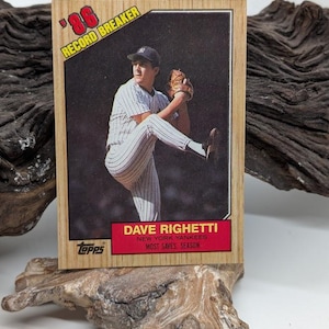 1986 Dave Righetti Record Breaker Baseball Card: New York Yankees Collectible