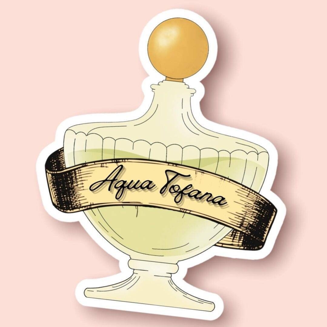 Aqua Tofana Mini Sticker Etsy