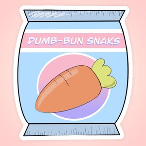 Dumb-Bun Snacks Sticker