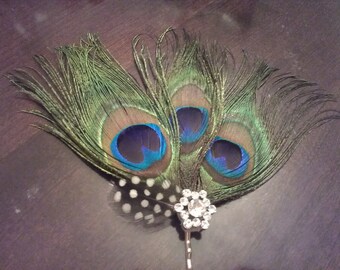 diy peacock headpiece