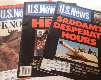 1991 Two March, One February U.S. News Magazines