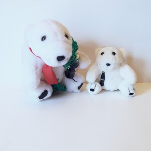 1993 Coca Cola Plush Polar Bears