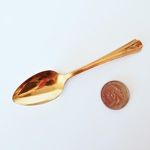 1933 4 3/8&quot; Peerless Gold Plate Spoon