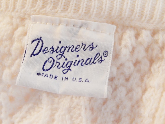 Vintage Designers Originals Soft White Woman's Sw… - image 5