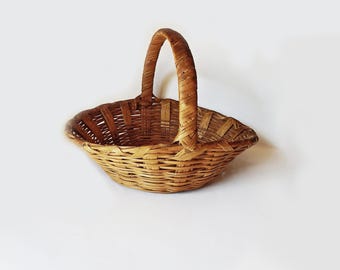 Vintage Basket with Handle