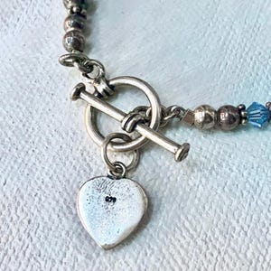 Vintage 925 zilveren Brighton meerkleurige kristallen armband afbeelding 5