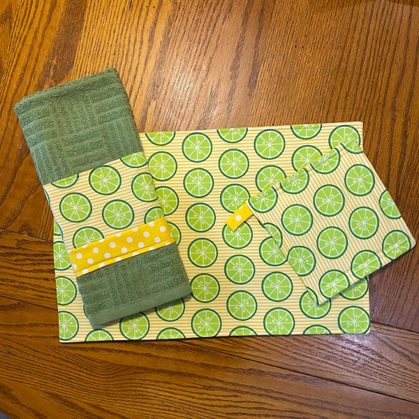 Lime Green Placemats Etsy
