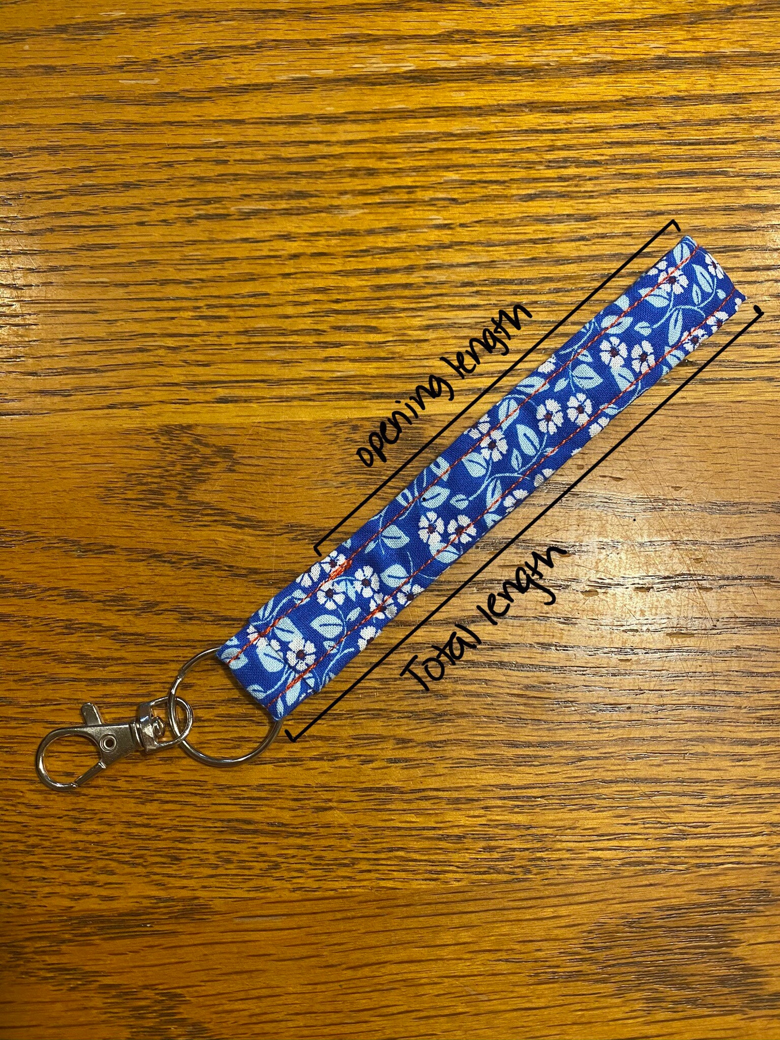 Handmade Keyring/keyfob Wristlet Made With Cotton Etsy