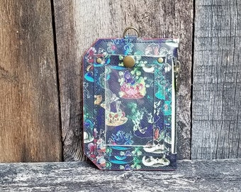 Villain Teacups Pocket Wallet: ID Lanyard, Credit Card Holder