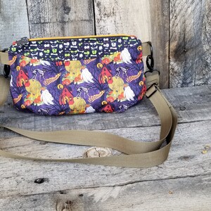Halloween crossbody purse, Spooky purse