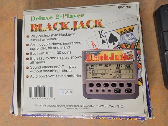 Radio Shack Super Deluxe 2-player Blackjack Electronic -  Canada