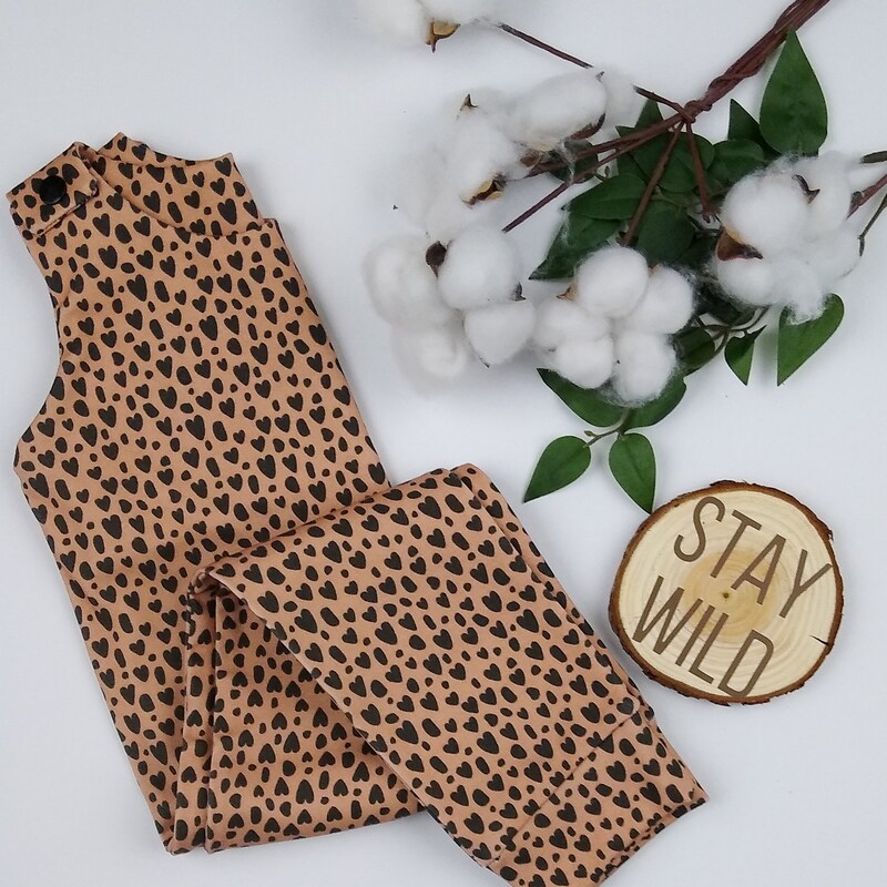 Leopard Print Romper