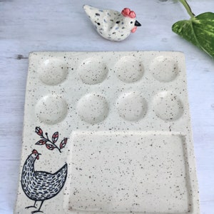 NOW Made-To-Order l Chicken Paint Palette Set l Paint Palette Set l Watercolor Palette l Ceramic Paint Palette l Stoneware Paint Palette l