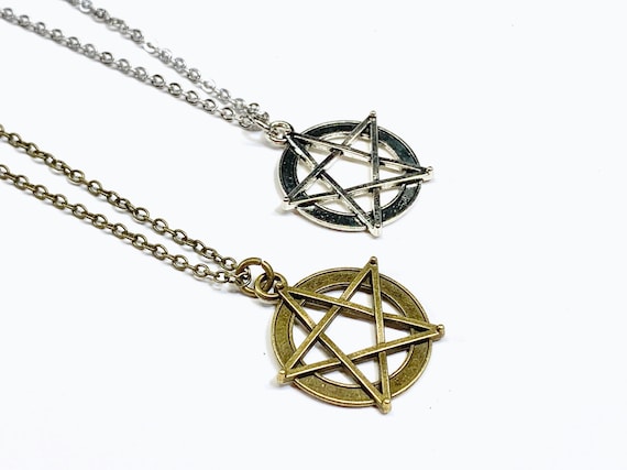 Etsy pentagram sale necklace