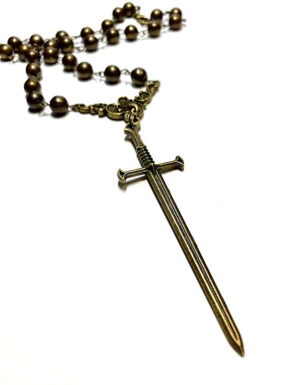 アクセサリー S'YTE BRASS CHAIN ROSARY NECKLACE BRASS CHAIN ROSARY NECKLACE(FREE SIZE Silver): S'YTE｜THE