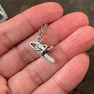 Mini Chainsaw Necklace