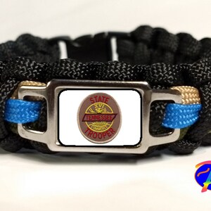 Thin Blue Line Tennessee TN TSP THP State Highway Patrol Trooper Patch Paracord Survival Bracelet