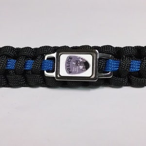 Thin Blue Line Wayne State University Police Department WSPD Patch K9 Subdued Logo Paracord Survival Key Chain image 3