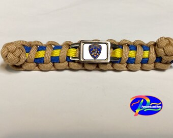 Thin Blue Line California Highway Patrol CHP Chips Paracord Survival Face Mask Ear Saver