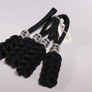 Skull Set of 4 Paracord Zipper Pull Set