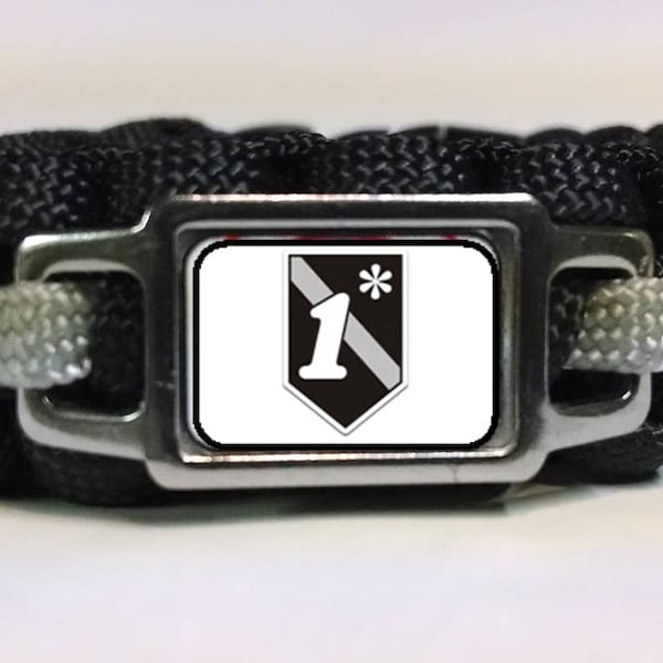 Thin Silver Line 1 asterisk One Ass to Risk Shield Paracord Survival Bracelet