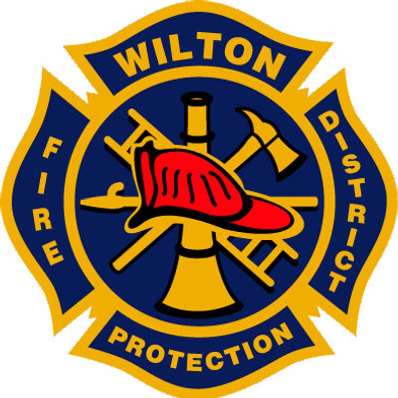 Thin Red Line Wilton Fire Department CA WFD Patch Etsy