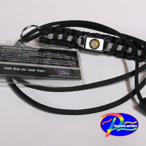 Thin Gray Grey Line Kentucky KY State Police Highway Patrol Trooper Patch Paracord Survival Lanyard